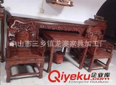 仿古家具,紅木家具,小葉紅檀中堂6件套-中山市三鄉鎮龍澳家具加工廠提供仿古家具,紅木家具,小葉紅檀中堂6件套的相關介紹、產品、服務、圖片、價格中山市三鄉鎮龍澳家具加工廠、榆木;酸枝;非洲花梨