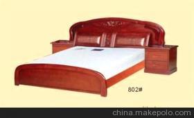 【奇美家具 臥室精品雙人床802# 實(shí)木床系列 廠家直銷】價(jià)格,廠家,圖片,床類,東山康順家具加工廠-
